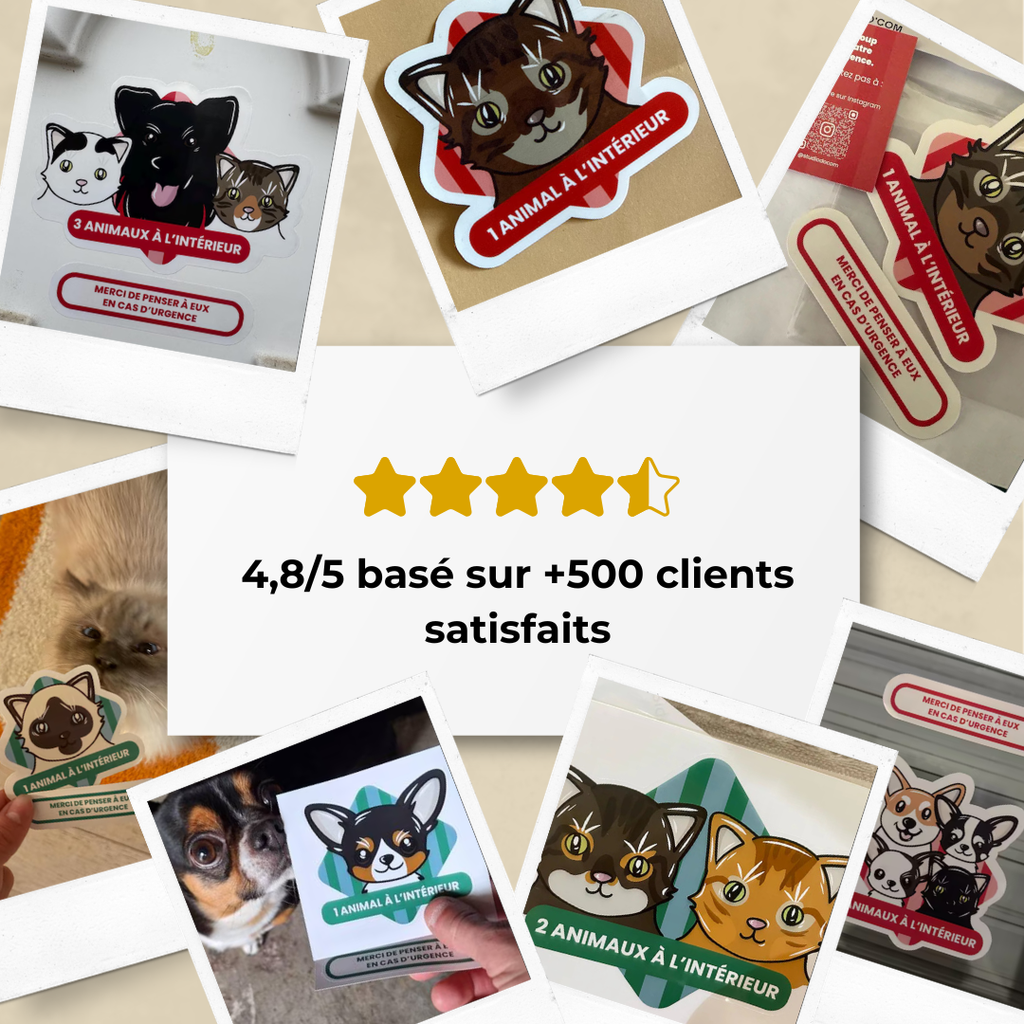 Le sticker qui peut sauver nos animaux